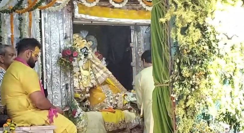 Janmashtami at Banke Bihari Temple The Unique Tradition Behind Banke Bihari’s Rare Mangala Aarti