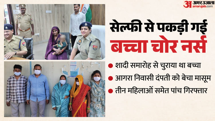 सेल्फी से खुला खुशबू का राज: नर्स ने बदायूं से चोरी किया बच्चा, आगरा में बेचा; पुलिस ने ऐसे पकड़ा पूरा गिरोह