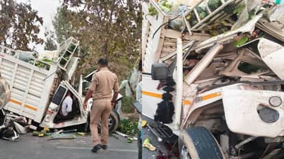 Pickup driver dies after colliding with tanker in Ambedkarnagar