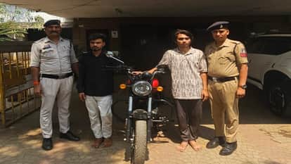 A thief stole a Bullet bike parked outside a house in Raipur and fled; two accused arrested