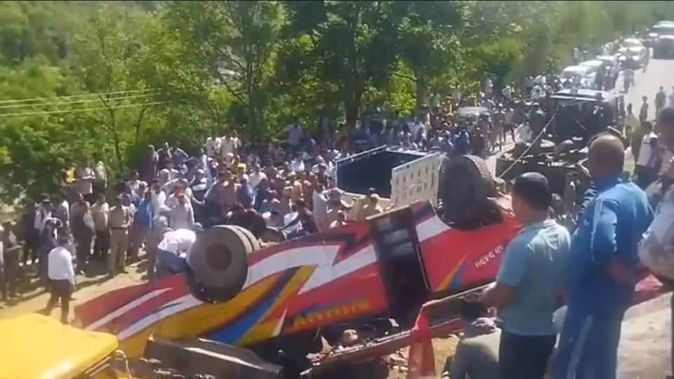 Jammu Bus Accident Several Dead as Out-of-Control Bus Plunges Off Hill in Udhampur