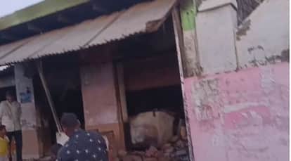 Massive Fire Breaks Out in Canteen Due to Short Circuit Property Worth Lakhs Destroyed