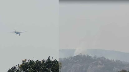 Private plane crashes in the Ara Hills of Jashpur Chhattisgarh