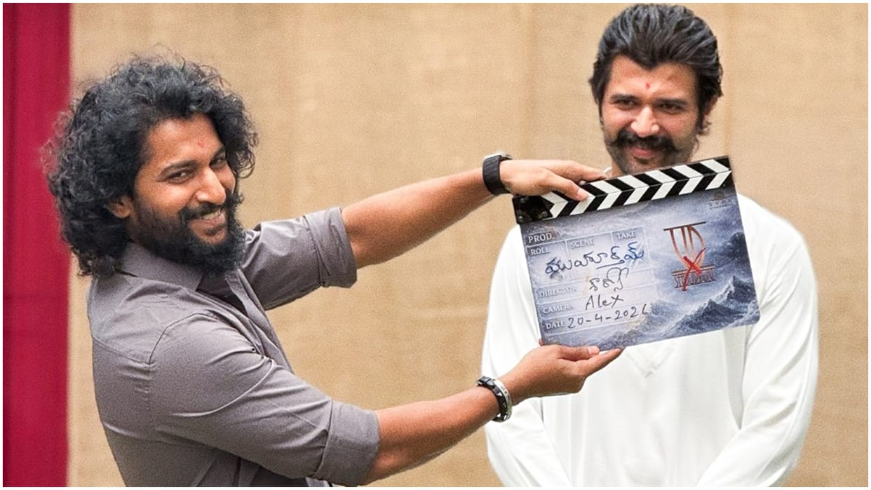 Vijay Deverakonda And Shouryuv Next Film Begins With Pooja Ceremony Nani Attends And Gives First Clap
