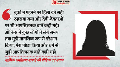 Nashik Conversion Case  Accused linked assaults to not wearing burqa says woman engineer News In Hindi