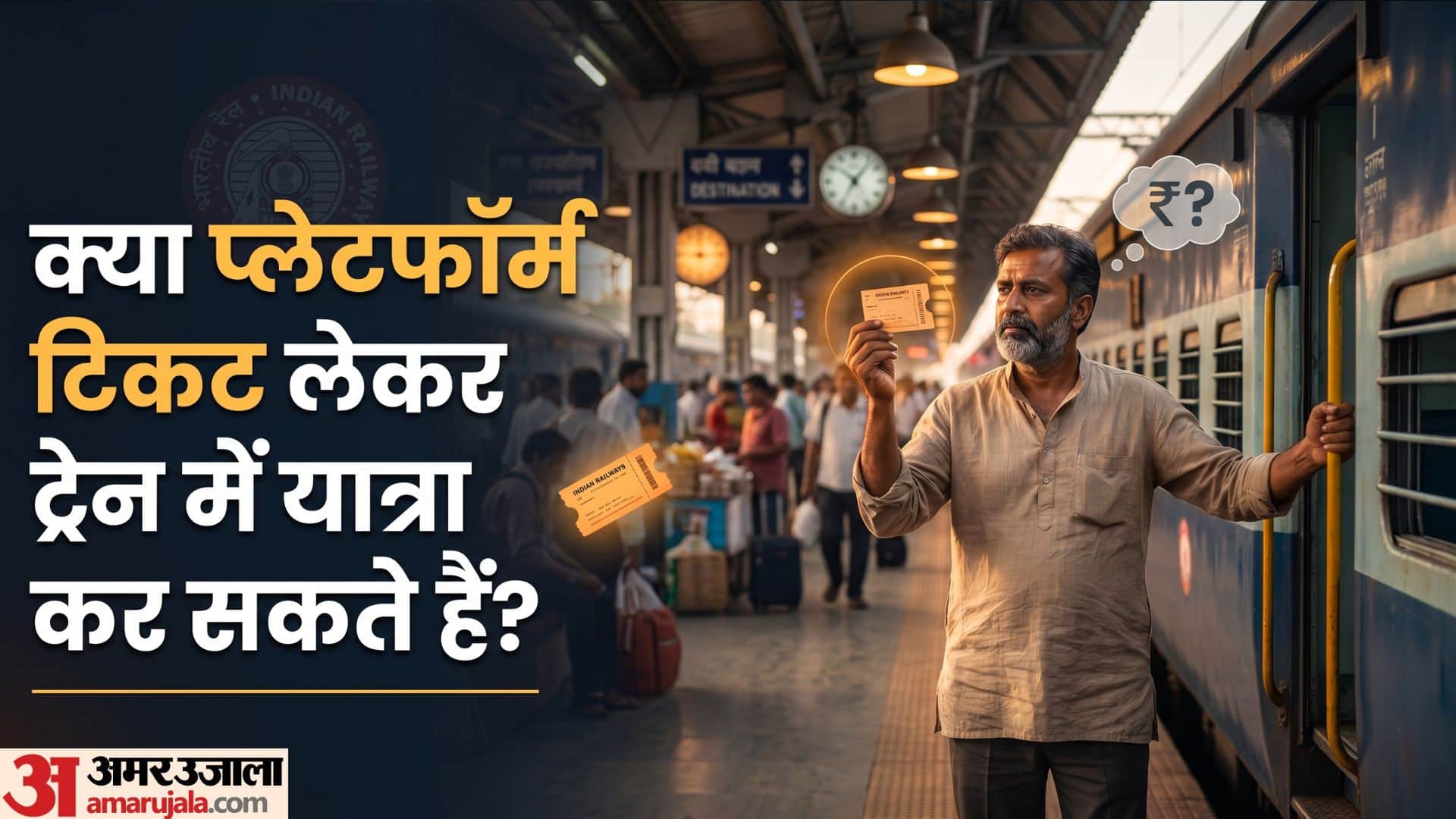 Train Travel on Platform Ticket Know the Special Rules and Penalties of Indian Railways