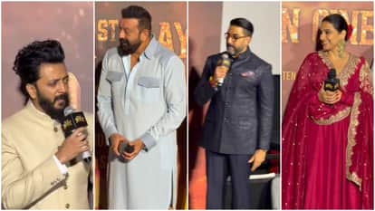 Raja Shivaji Trailer Launch Riteish Deshmukh Sanjay Dutt Vidya Balan Abhishek Bachchan Attends Event
