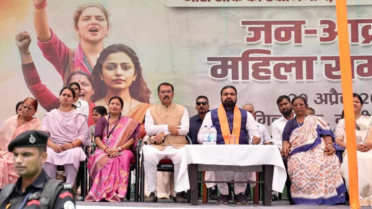 samrat chaudhary targeted RJD party congress party Nari Shakti Vandan Act patna bihar news