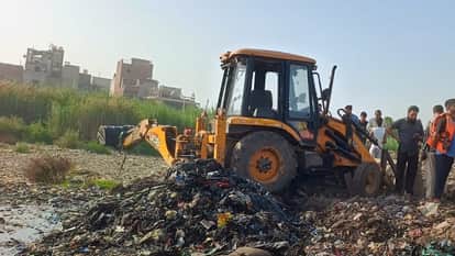 Child falls into pond over a kite in the Ankur Vihar police station area of Ghaziabad
