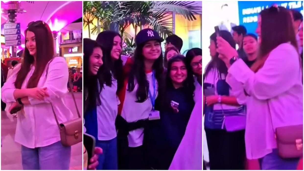 Aishwarya Rai Bachchan Surprise Daughter Aaradhya And Record Her Reaction Attends Her From Airport