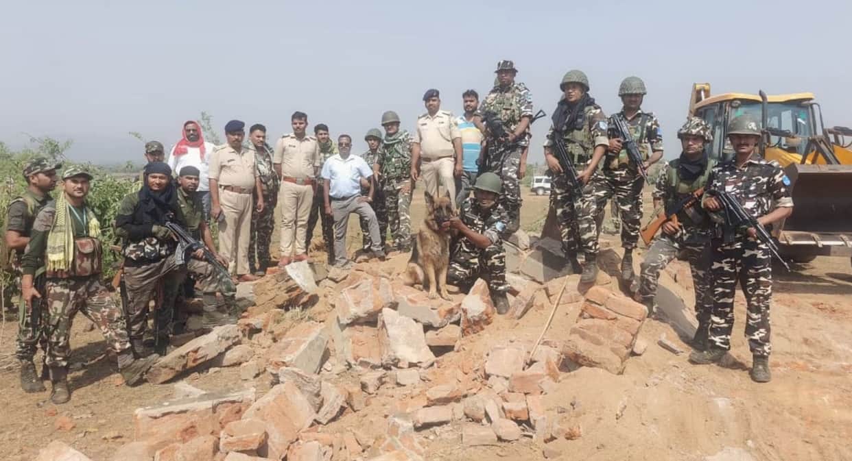 jamui declared Naxal-free, forest memorial demolished to erase their identity