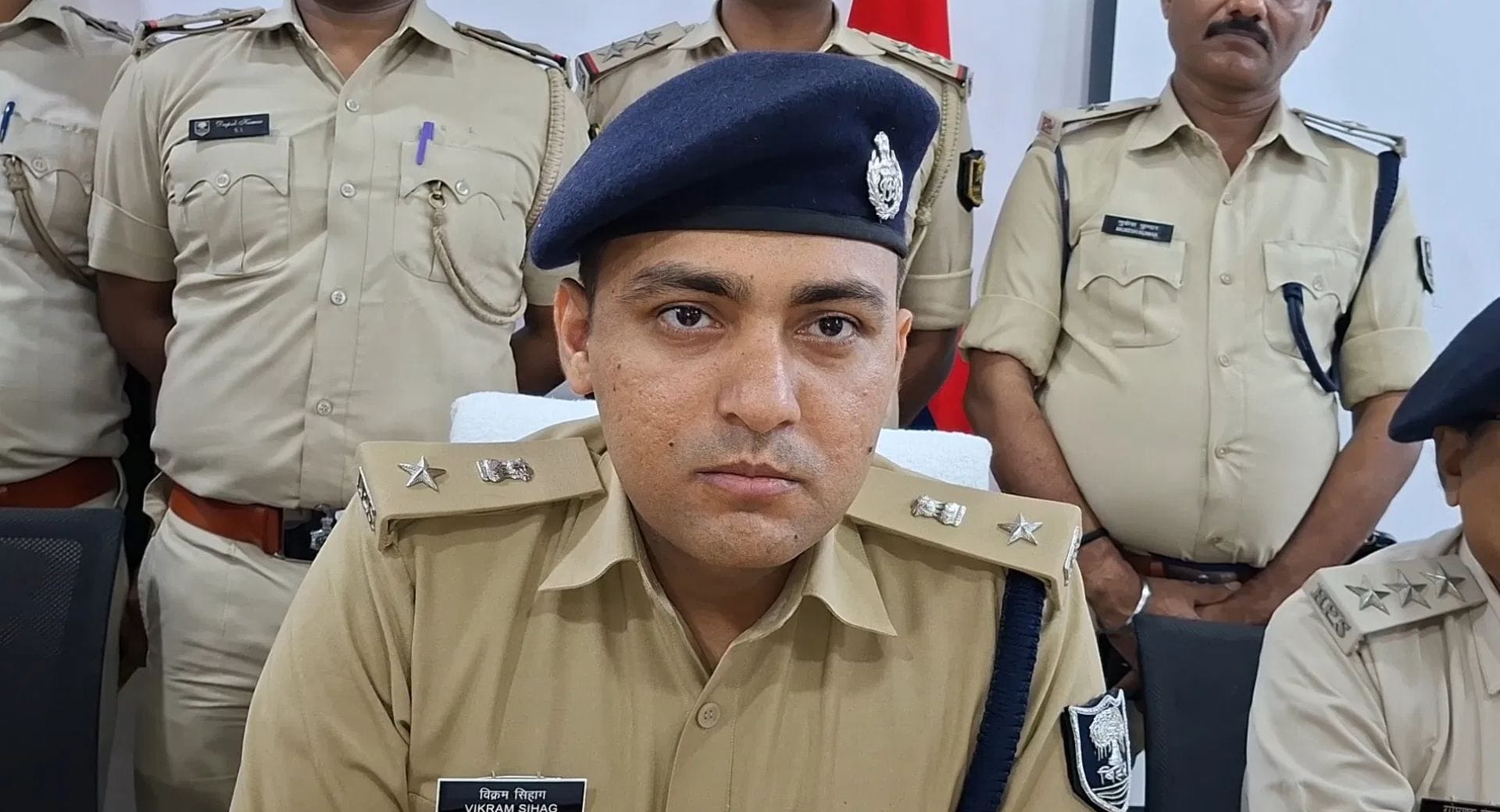 वैशाली एसपी विक्रम सिहाग