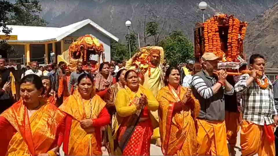 Chardham Yatra 2026 Seat of Shankaracharya Gadu Ghada Palanquin of Garuda Depart for Badrinath Dham