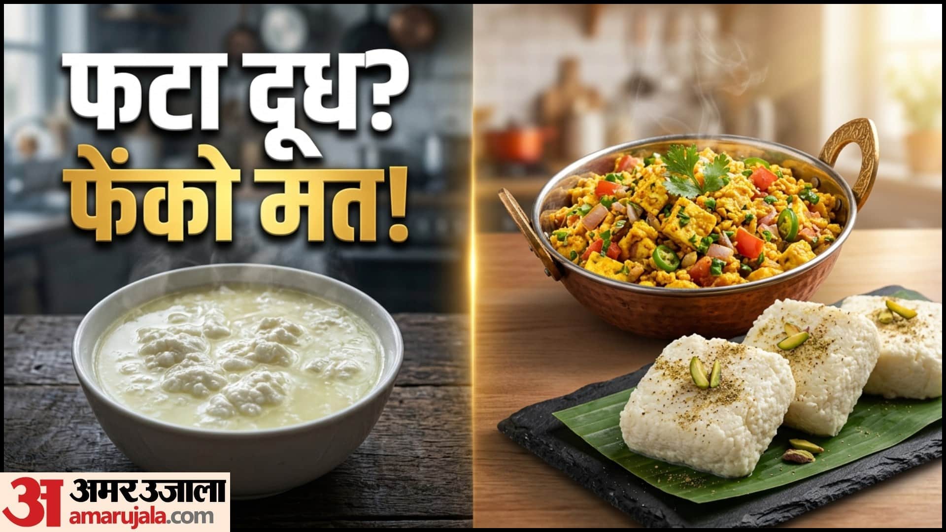 Curdled Milk Recipes in Hindi Fata Doodh Se Kya Banaye