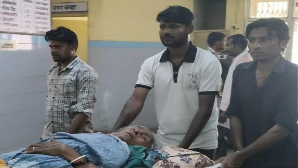 Son Brutally Attacks Elderly Mother with Iron Rod in Etah Accused on the Run