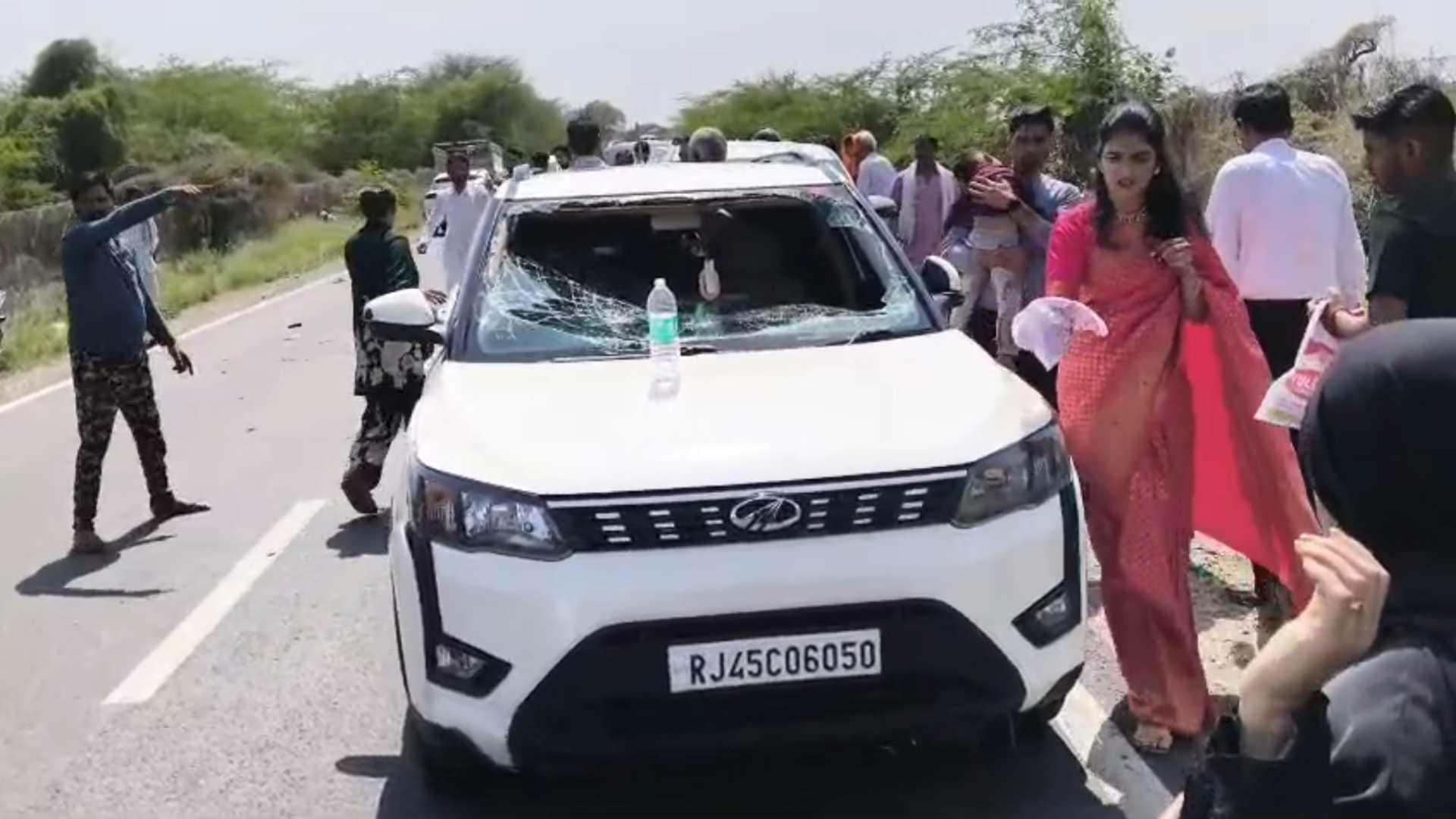 झुंझुनूं में भीषण सड़क हादसा