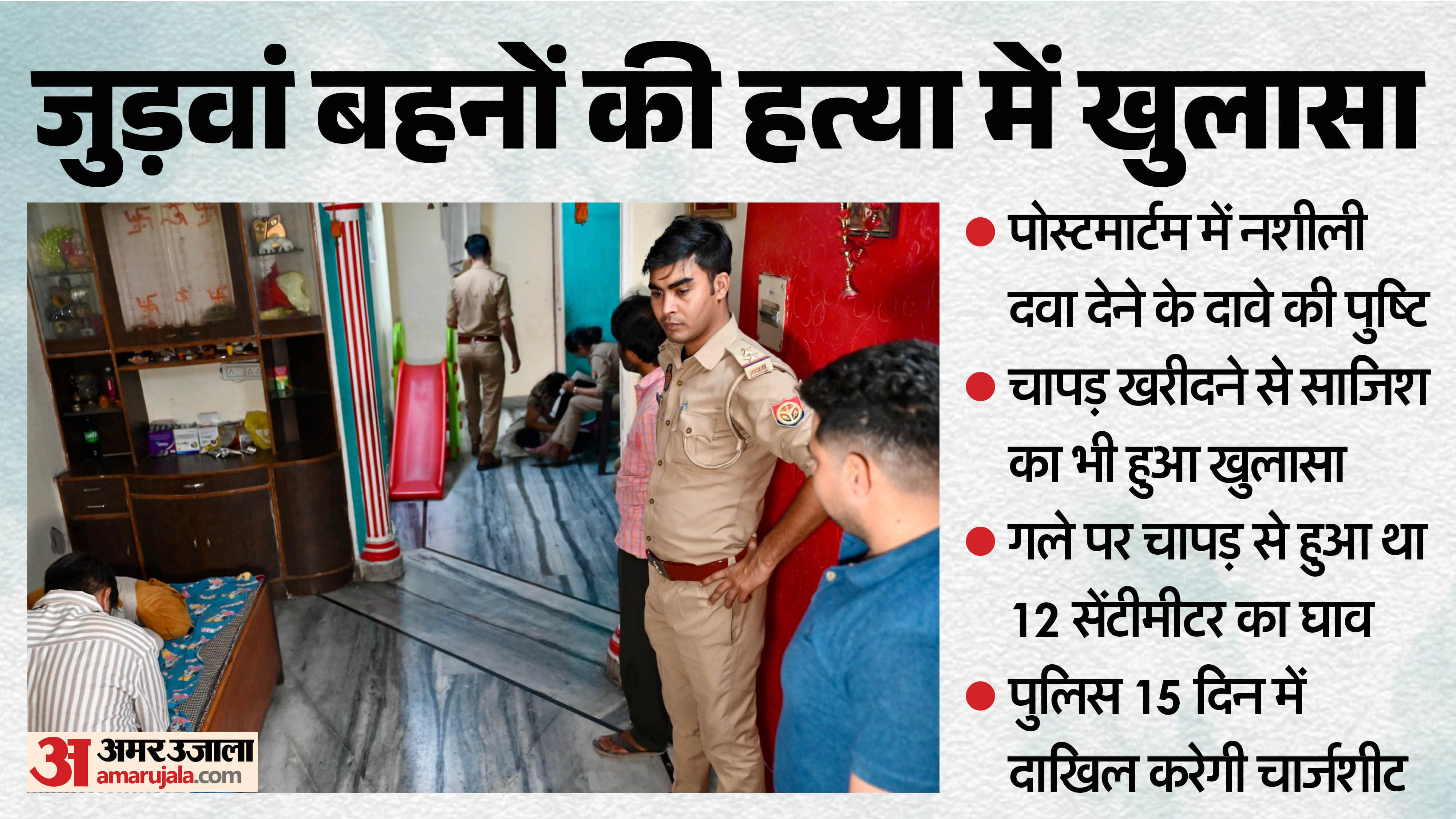 Kanpur Double Murder Accused father drink alcohol at home with his friends in front of his wife and daughters