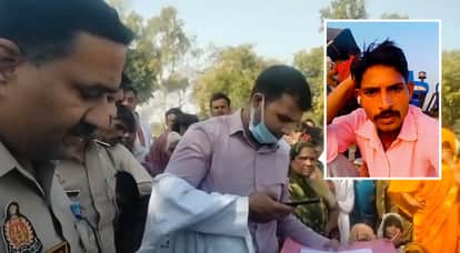 Farrukhabad Body of missing youth found hanging from tree in field mobile phone and Bluetooth device recovered