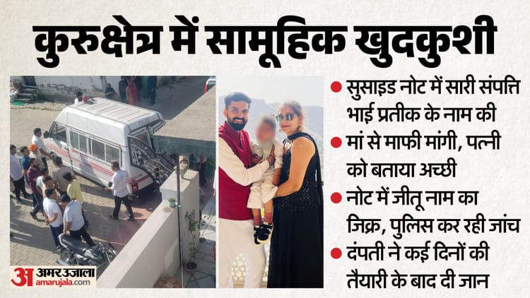 सामूहिक खुदकुशी: 'मां, तुम सही कहती थी, मैं जान कर तुमसे...', दंपती ने मौत से पहले लिखा 10 पेज का सुसाइड नोट