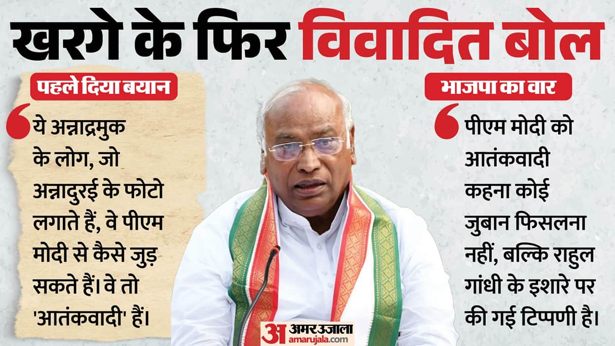 Mallikarjun Kharge Statement on PM Narendra Modi know previous records Congress attacking BJP clarification