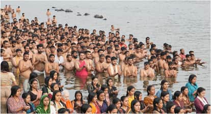 omkareshwar ekatma dham shankar prakatotsav 700 shankardoot diksha ceremony