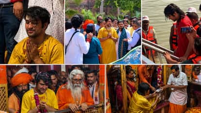 Baba Bageshwar took a dip in the Sangam and took blessings of Shri Bade Hanumanji.