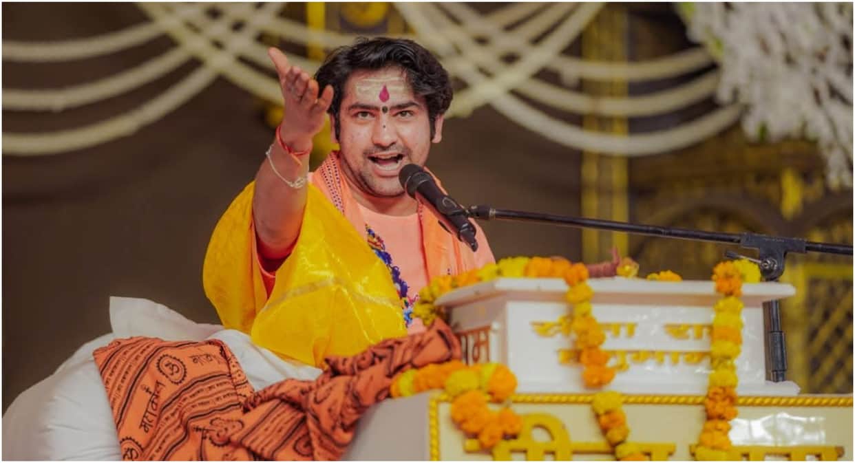 prayagraj dhirendra shastri reaction religious symbols controversy eyewear company statement