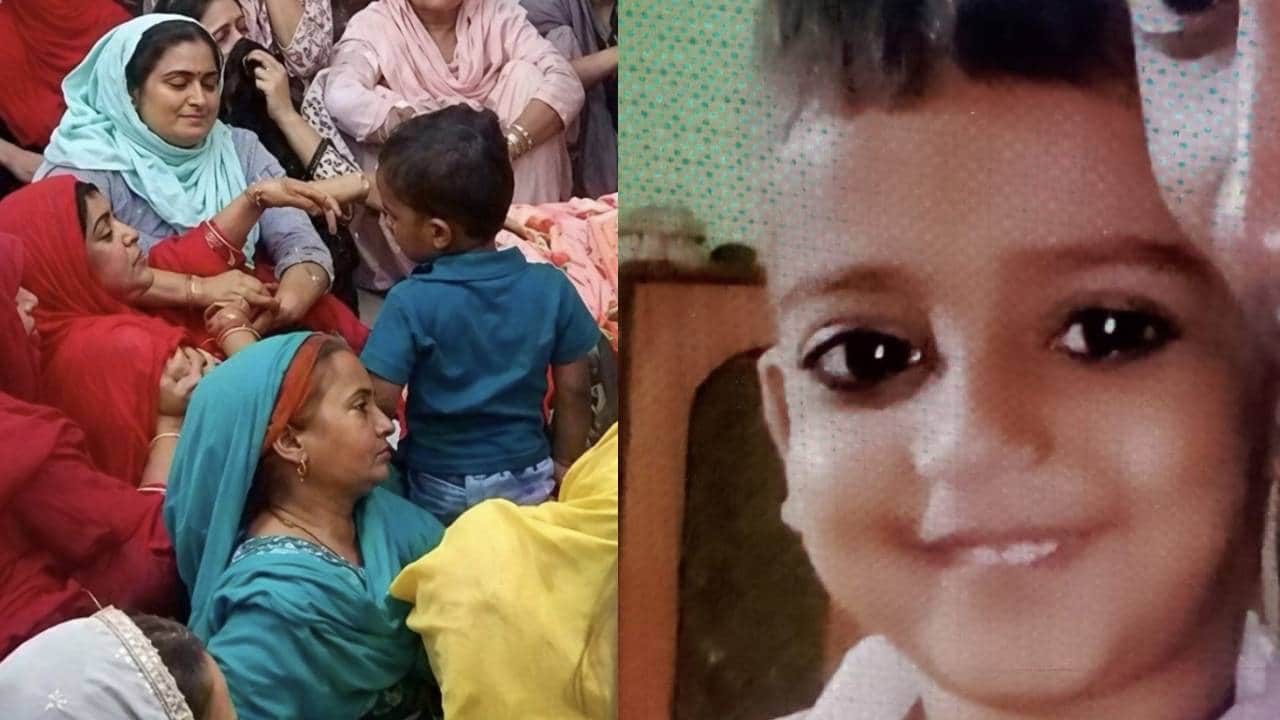 बालक को बस ने कुचला।