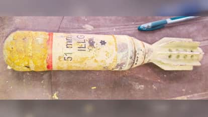 Children Discover Pakistani Mortar Bomb Bomb Disposal Squad Arrives 200-Meter Area Cordoned Off