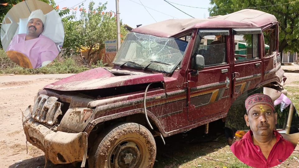 Businessman hurled eight feet into air following collision Bolero at Sub-Inspector to evade inspection kanpur