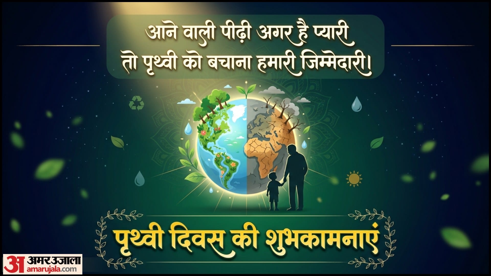World Earth Day 2026 Quotes In Hindi Wishes Messages Slogan Images Wallpapers Status Prithvi Diwas Theme
