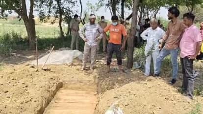 Body of elderly woman exhumed from grave in Khimavati village