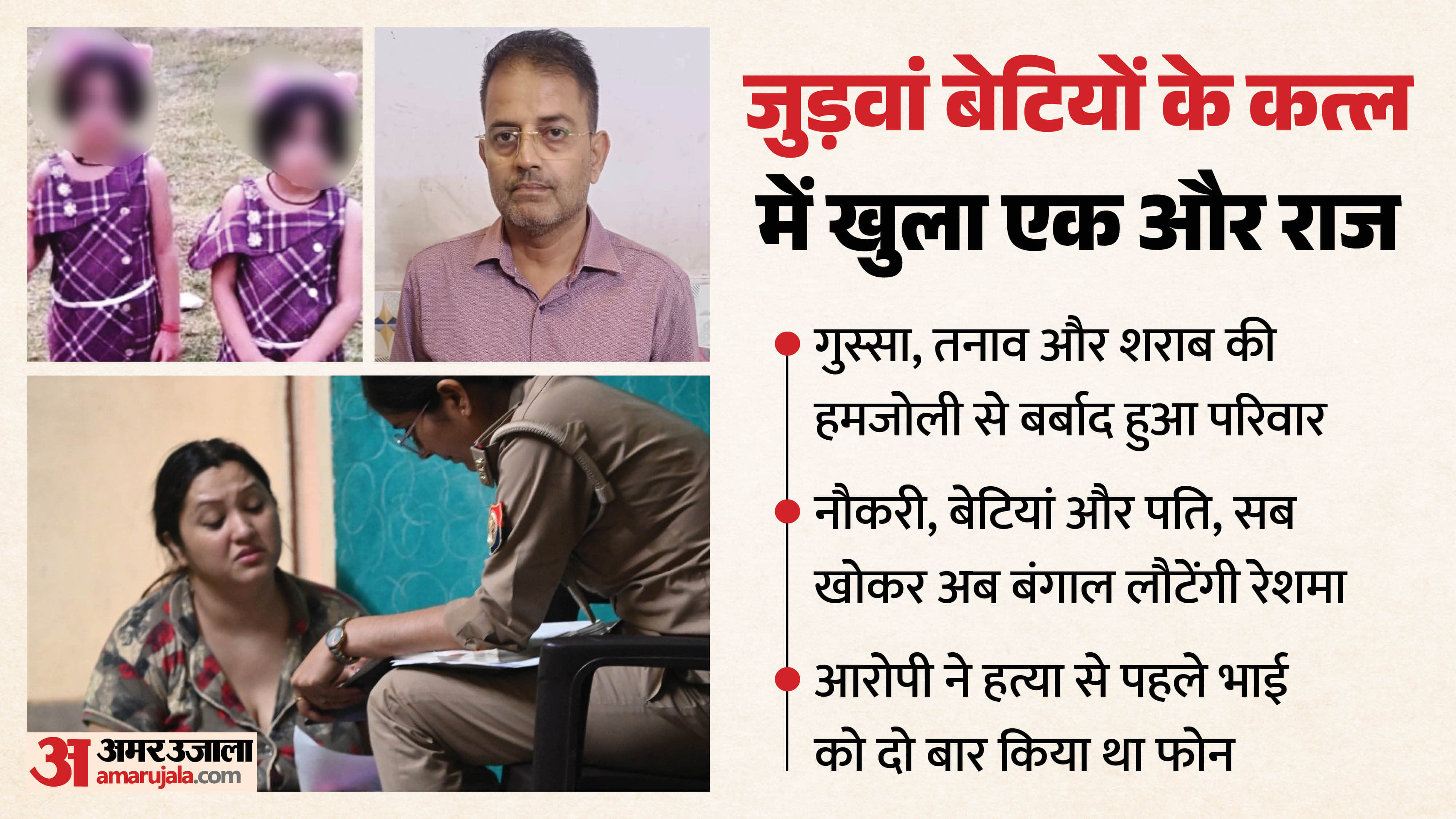 Kanpur Murder First daughter killed at 1:50 second at 3:35 accused called his brother before murder