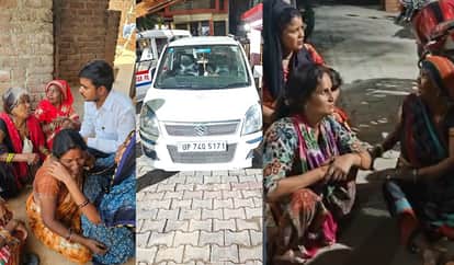 Kannauj Speeding Car Runs Over Two Youths One Dead Other Critically Injured Outraged Villagers Block Road