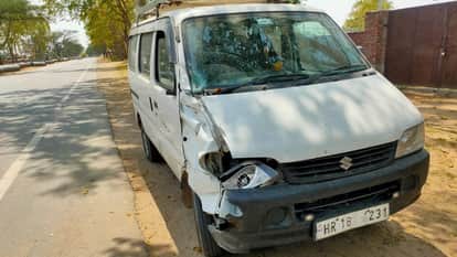 Speeding Van Strikes Motorcyclist and Pedestrians in Hisar; One Dead, Three Injured