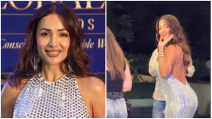 malaika arora in event in shimmery dress video goes viral users troll her