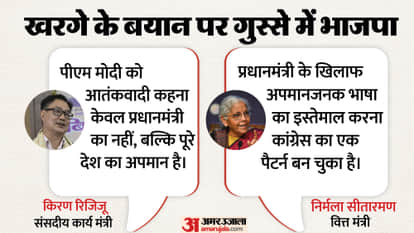 BJP approaches ECI against Congress chief Kharge over his statement against PM Modi