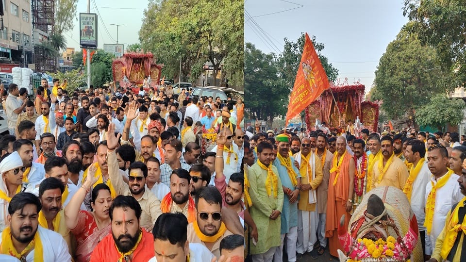 Parashurama Procession was taken out with great pomp and show in Agra