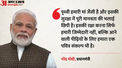 Saving the Earth for future generations is our pledge, PM Modi's message to the world