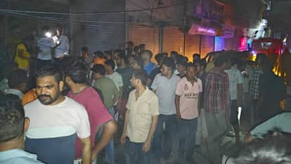 Blast in Abohar Firecrackers Stored in Shop Explode Shops House Damaged