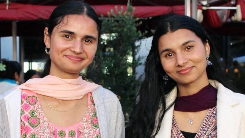 Two Sisters from Tanda Win Elections in Germany Family Celebrates Harpreet Komalpreet Rada Village