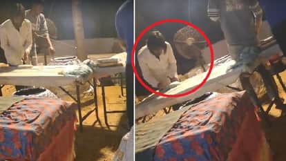 Video of Man Spitting on Rotis While Cooking at Wedding Goes Viral Police Take Cognizance