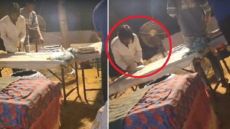 Video of Man Spitting on Rotis While Cooking at Wedding Goes Viral Police Take Cognizance