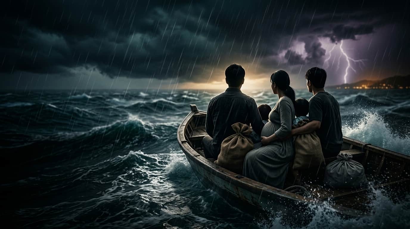 North korea family escape sea route true story 2023 Kim brothers defection story