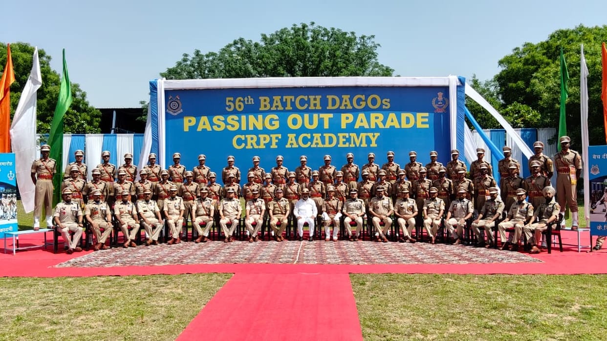 CRPF Passing Out Parade: 46 new Assistant Commandants appointed in CRPF, including two women
