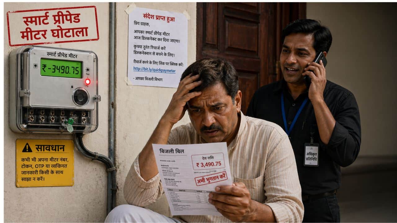 electricity bill update smart prepaid meter cyber scam alert