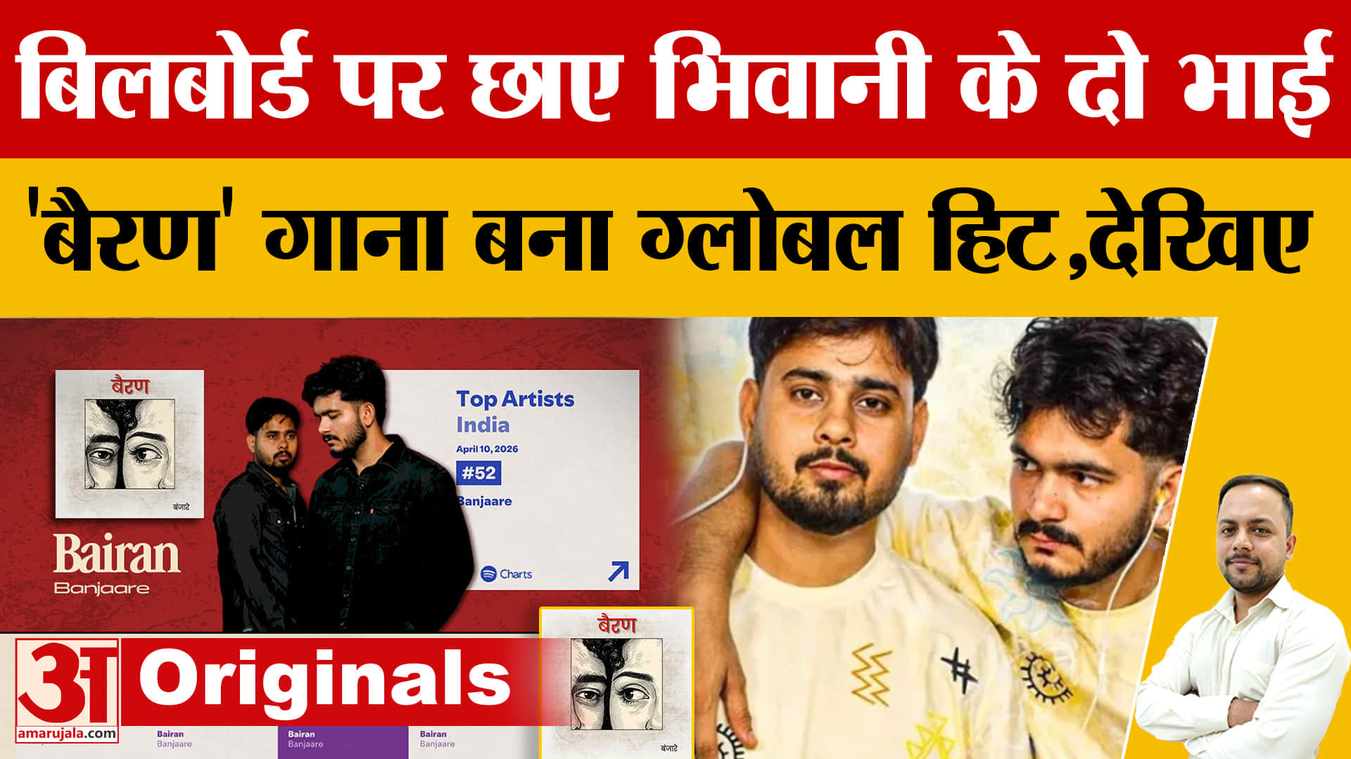 भिवानी के दो भाइयों का कमाल: बैरण से बिलबोर्ड तक का सफर, ऐसे मिली सफलता