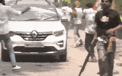 West Bengal Voting Turmoil in Naoda Clashes Between TMC and AJUP updates News In Hindi