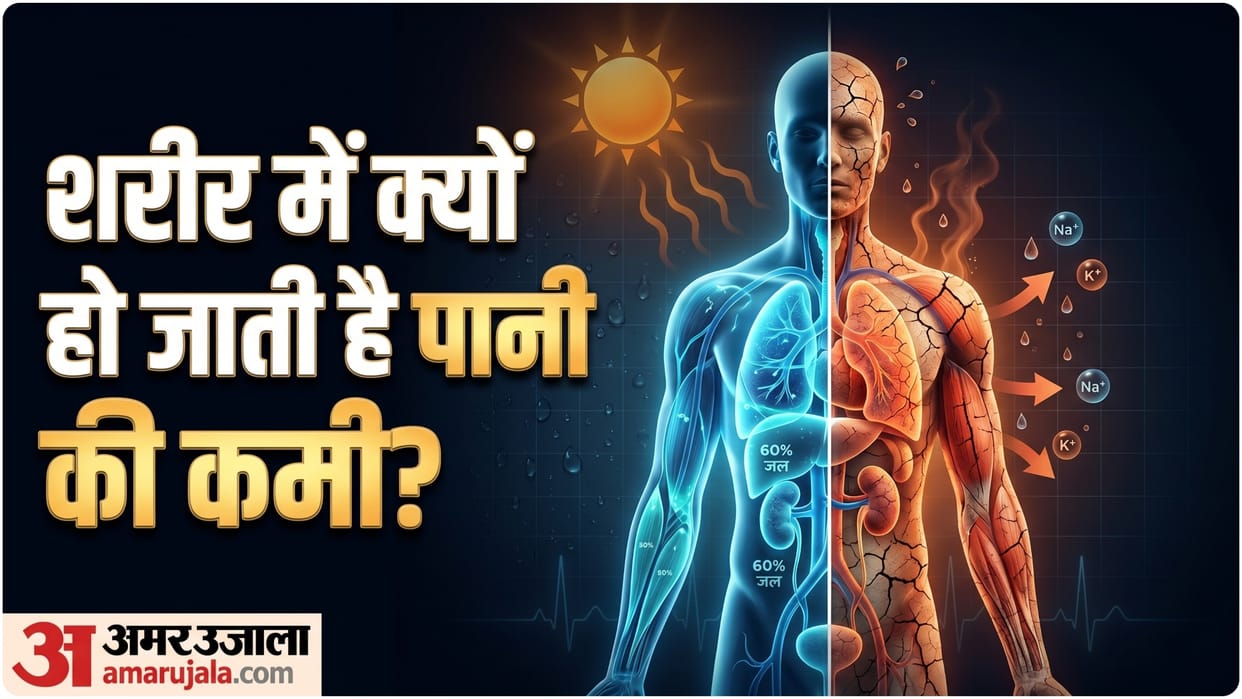 human body has 65 percent water then why body gets dehydrated in summer know the reason