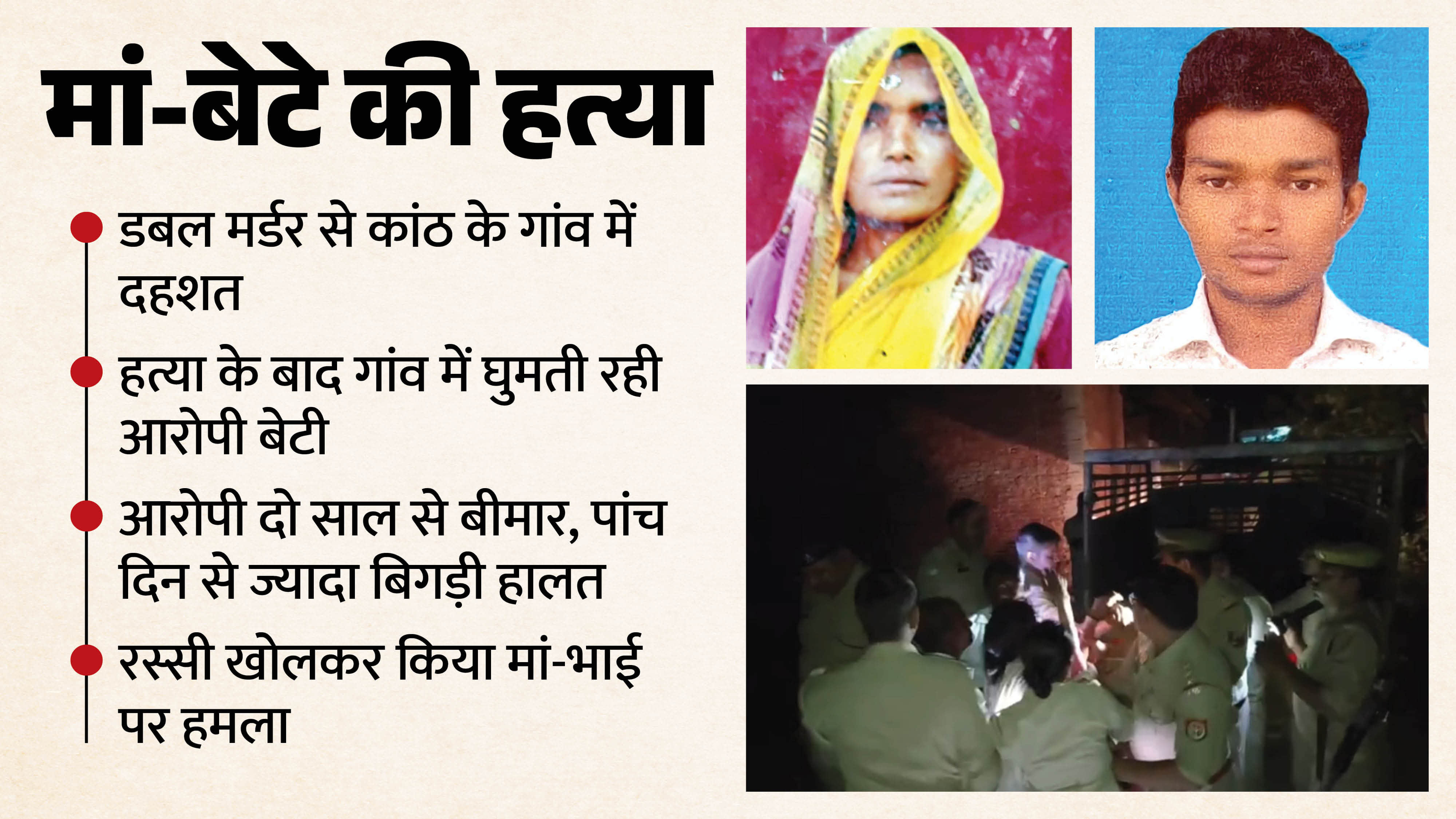 Young Woman Had Been Ill for 2 Years in Severe Distress for Past Five Days young she Murder Mother and Brother